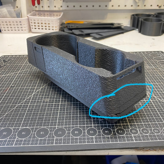 Graveyard #73 - BMW E30 Center Console Cupholder with Hidden Storage