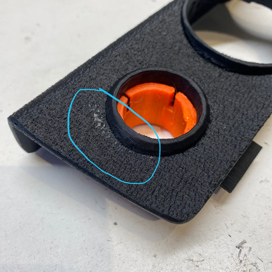 Graveyard #40 - BMW E30 Gauge Pod - Two 2 1/16" Gauges - LHD, Standard, Stock 12V Power Outlet