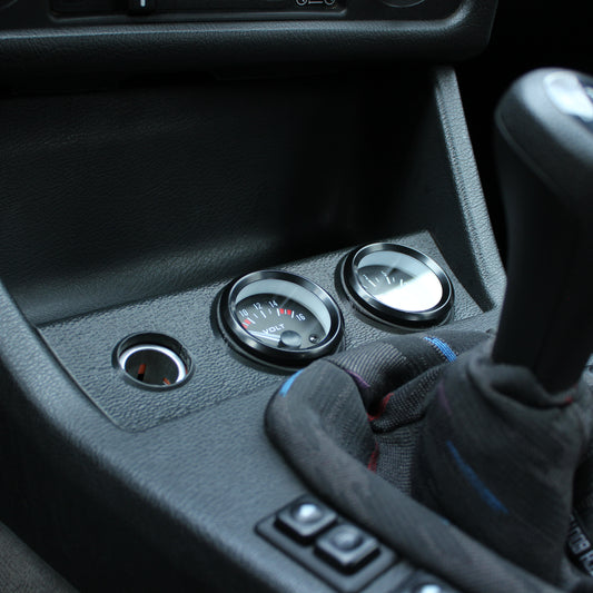 Support de jauges pour BMW E30 : deux jauges de 2 1/16 po