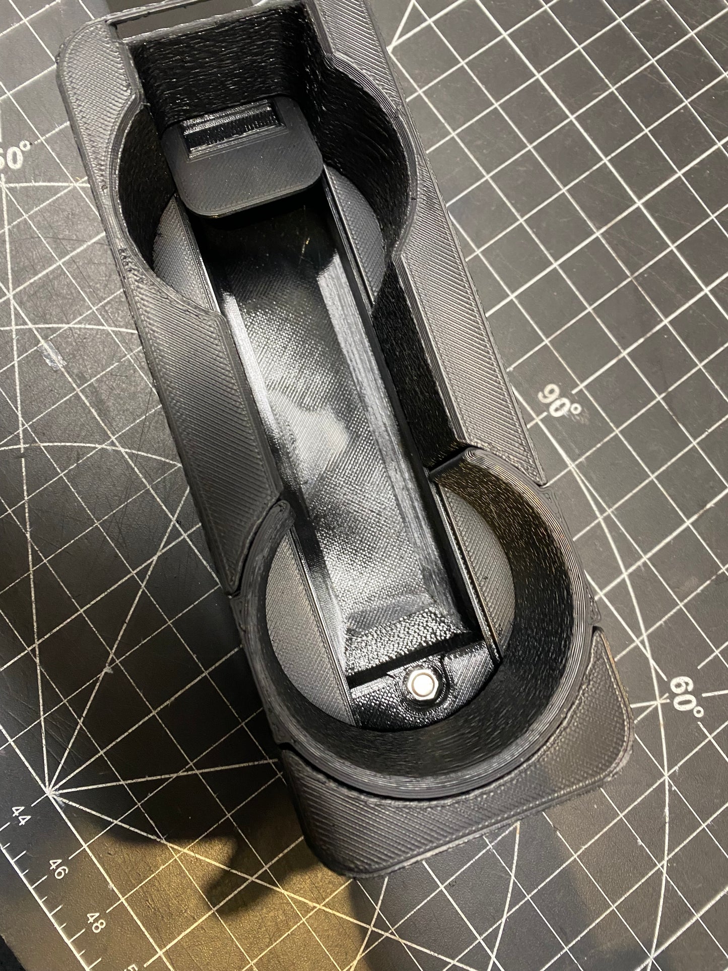 Graveyard #82 - BMW E30 Center Console Cupholder with Hidden Storage