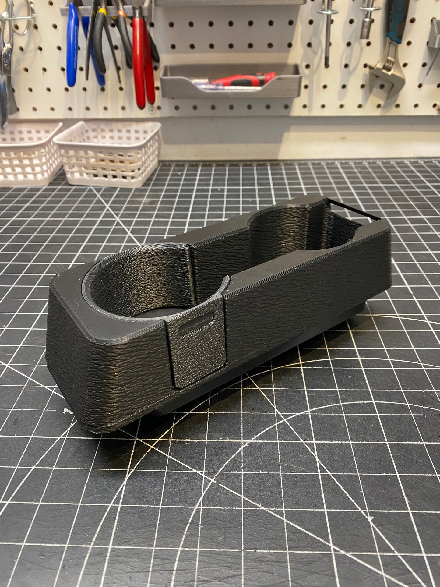 Graveyard #82 - BMW E30 Center Console Cupholder with Hidden Storage