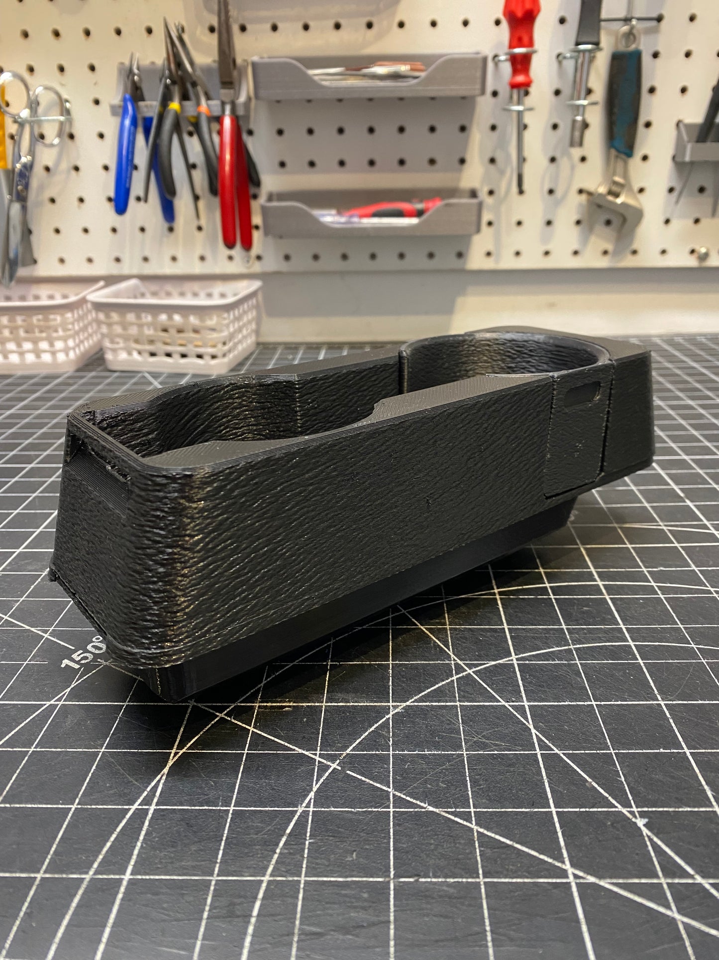 Graveyard #82 - BMW E30 Center Console Cupholder with Hidden Storage