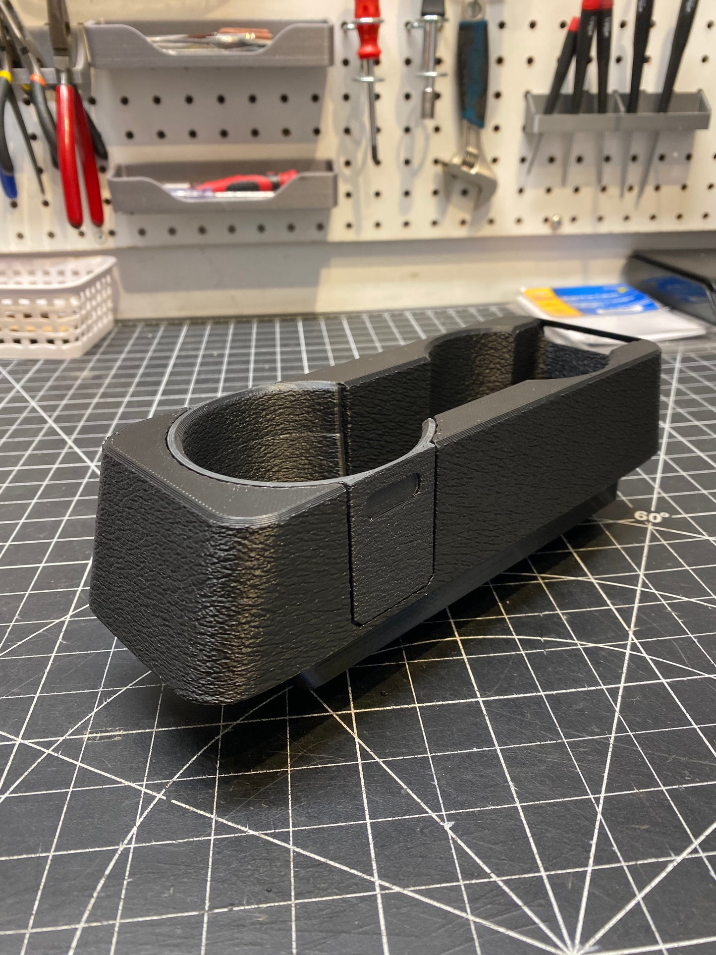 Graveyard #89 - BMW E30 Center Console Cupholder with Hidden Storage