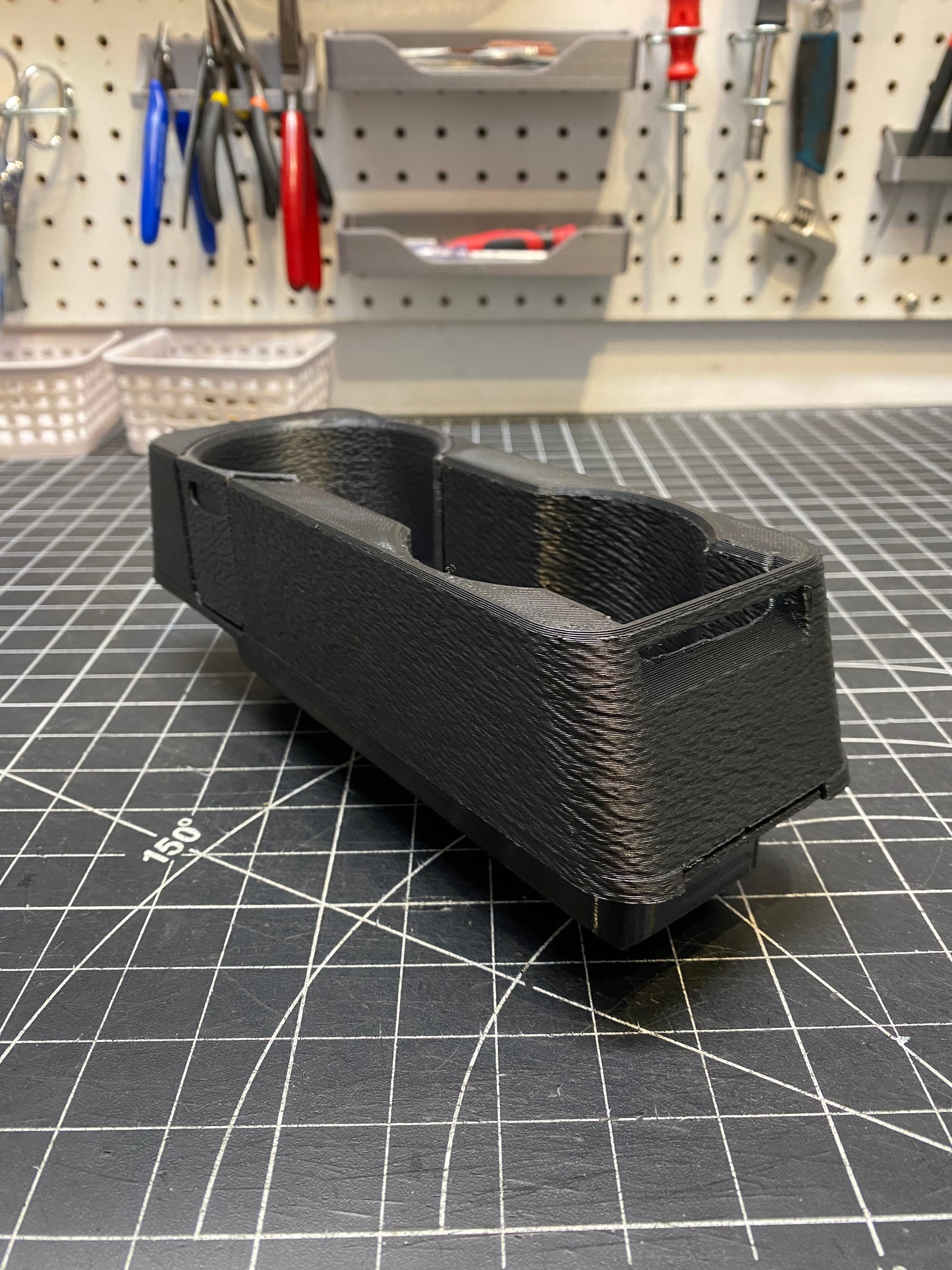 Graveyard #82 - BMW E30 Center Console Cupholder with Hidden Storage