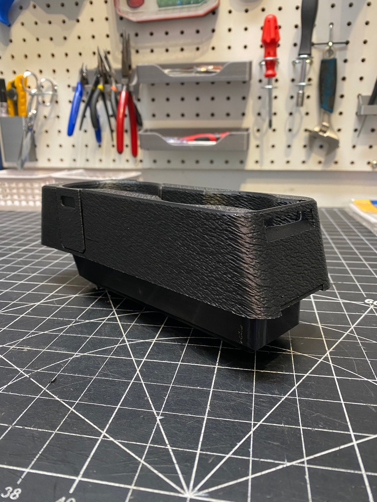 Graveyard #87 - BMW E30 Center Console Cupholder with Hidden Storage