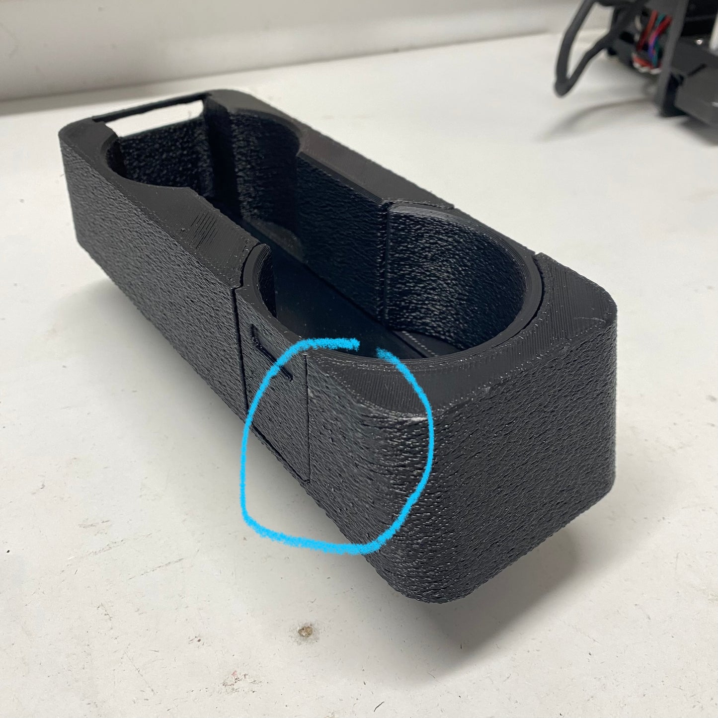 Graveyard #28 - BMW E30 Center Console Cupholder with Hidden Storage - No Lining