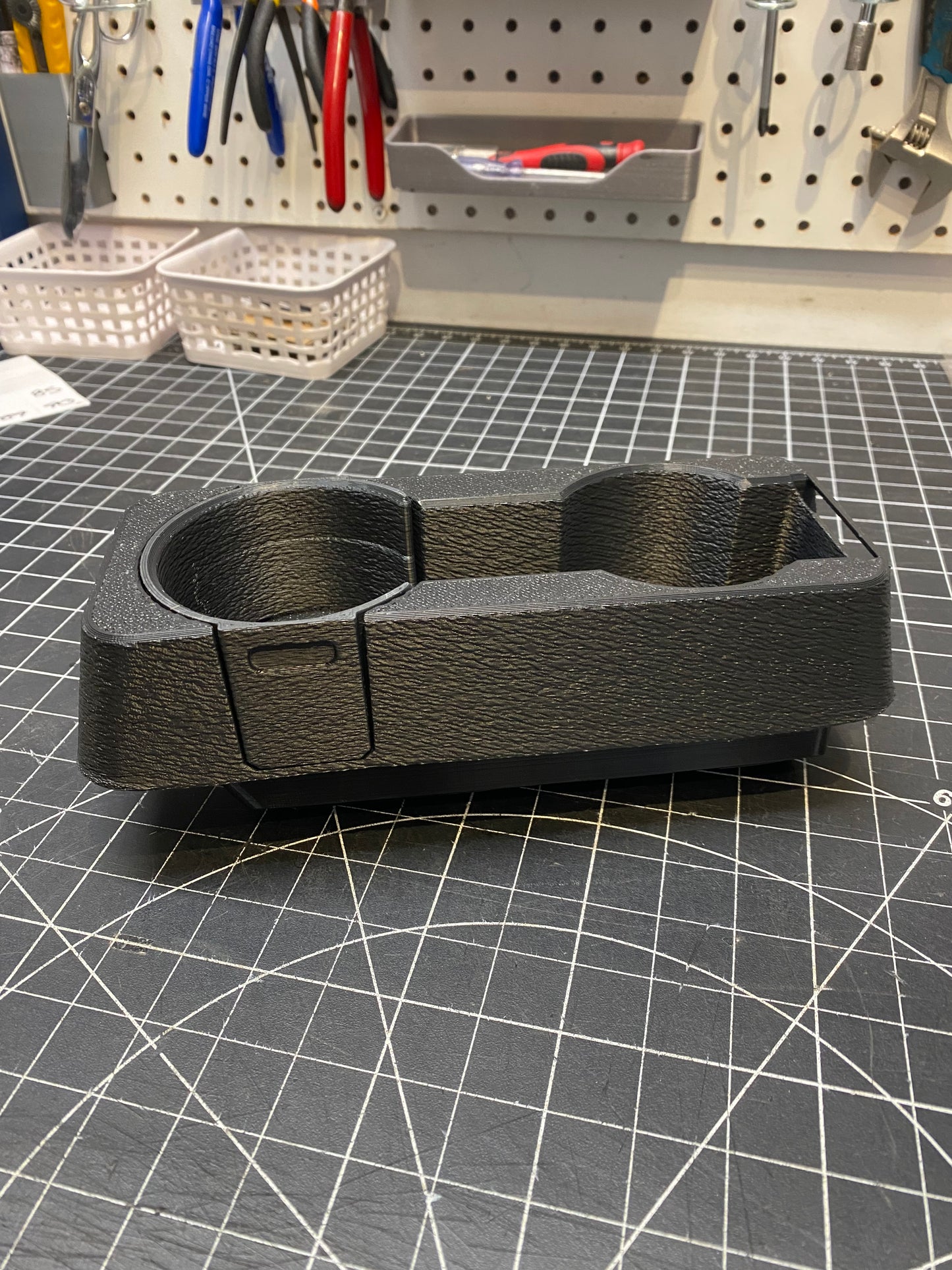 Graveyard #85 - BMW E30 Center Console Cupholder with Hidden Storage