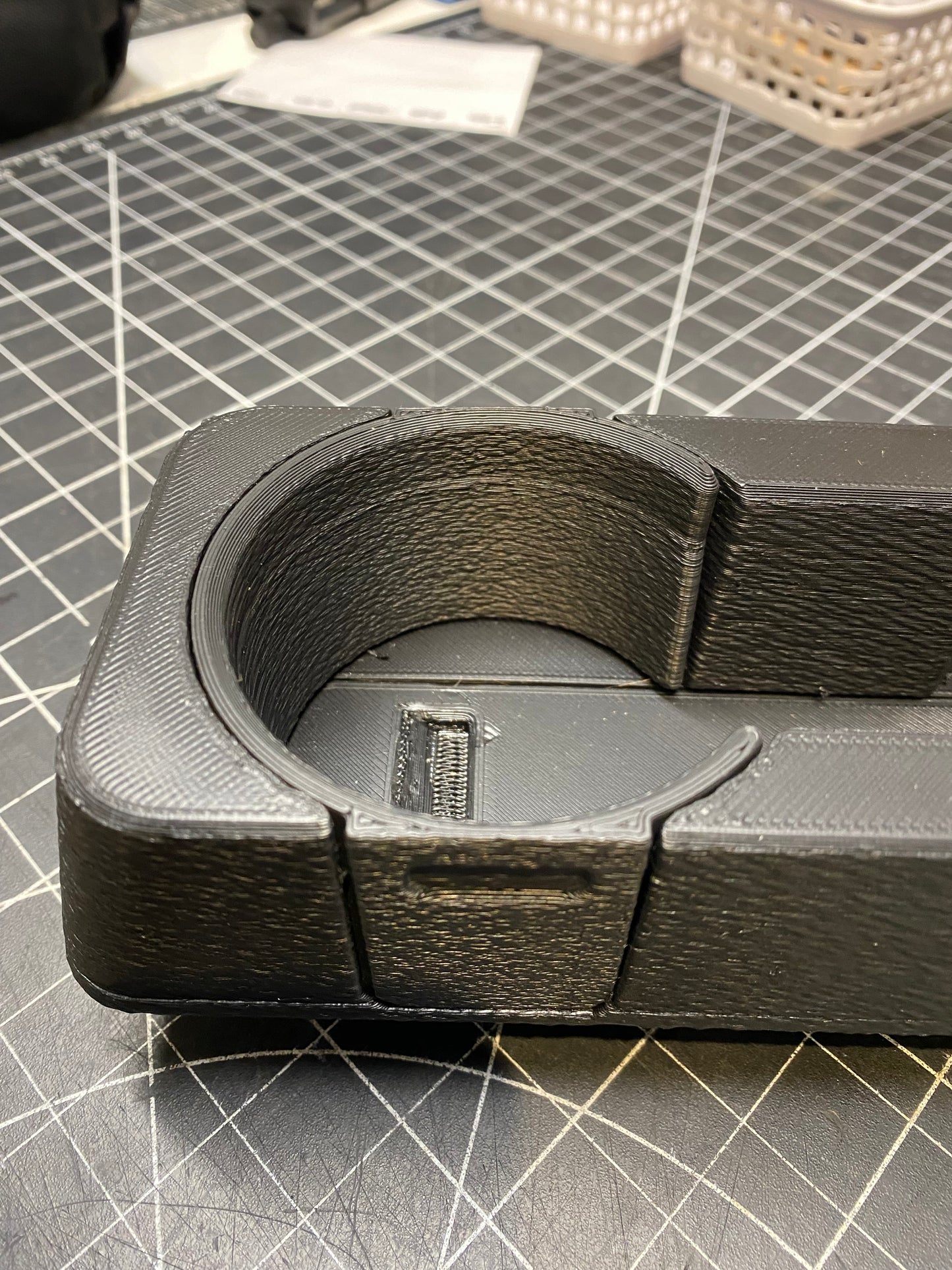 Graveyard #86 - BMW E30 Center Console Cupholder with Hidden Storage