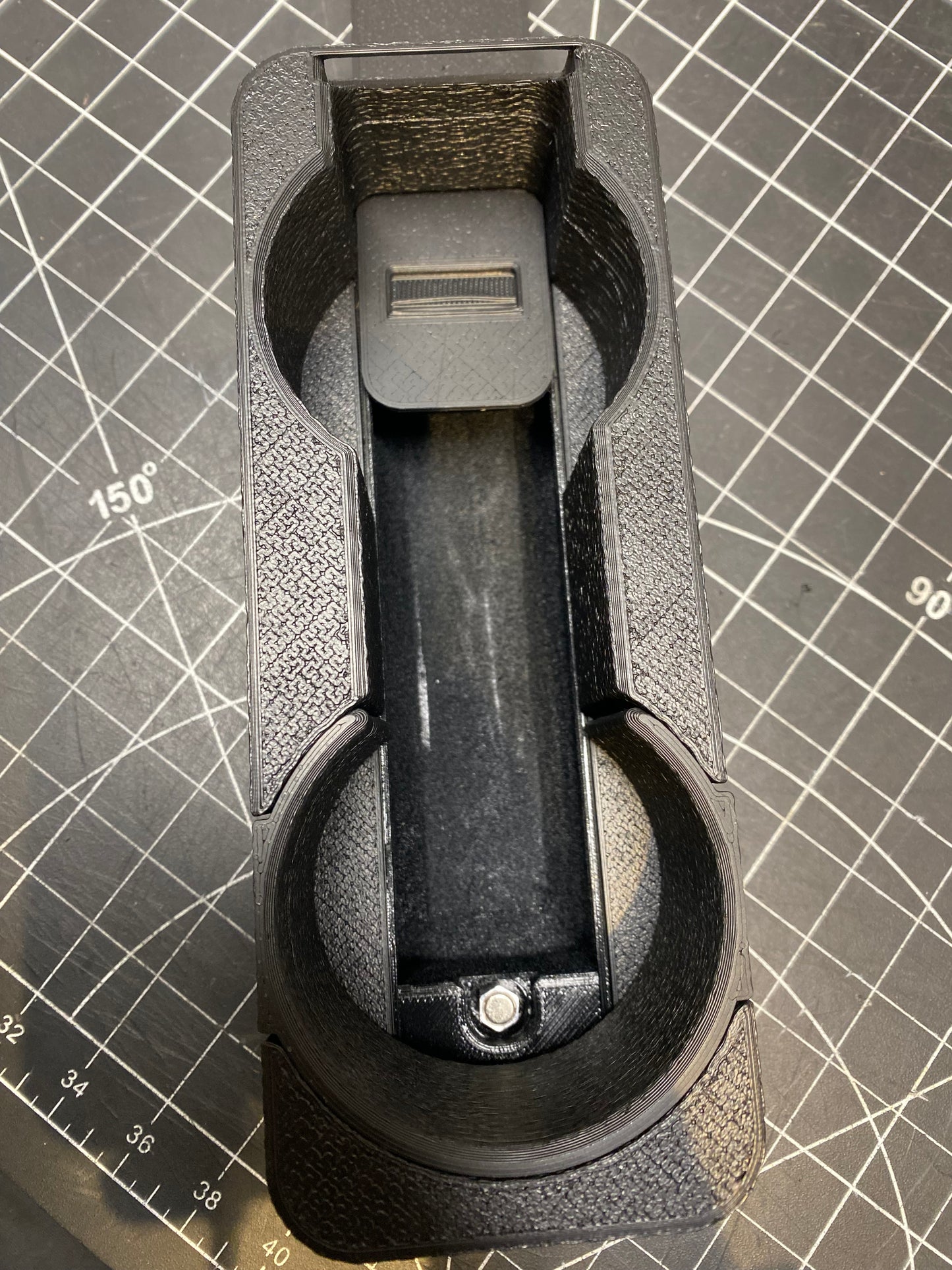 Graveyard #90 - BMW E30 Center Console Cupholder with Hidden Storage