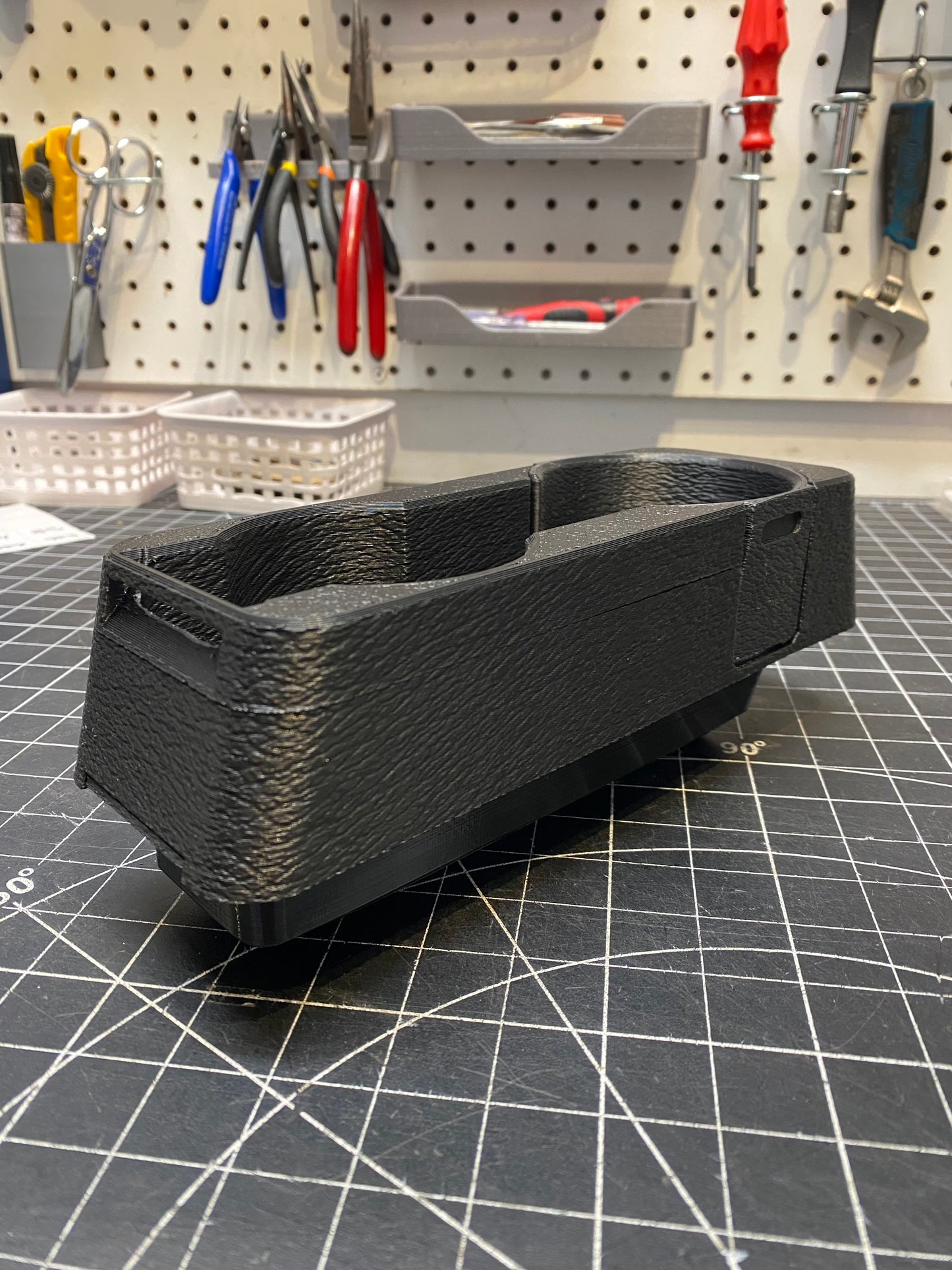 Graveyard #84 - BMW E30 Center Console Cupholder with Hidden Storage