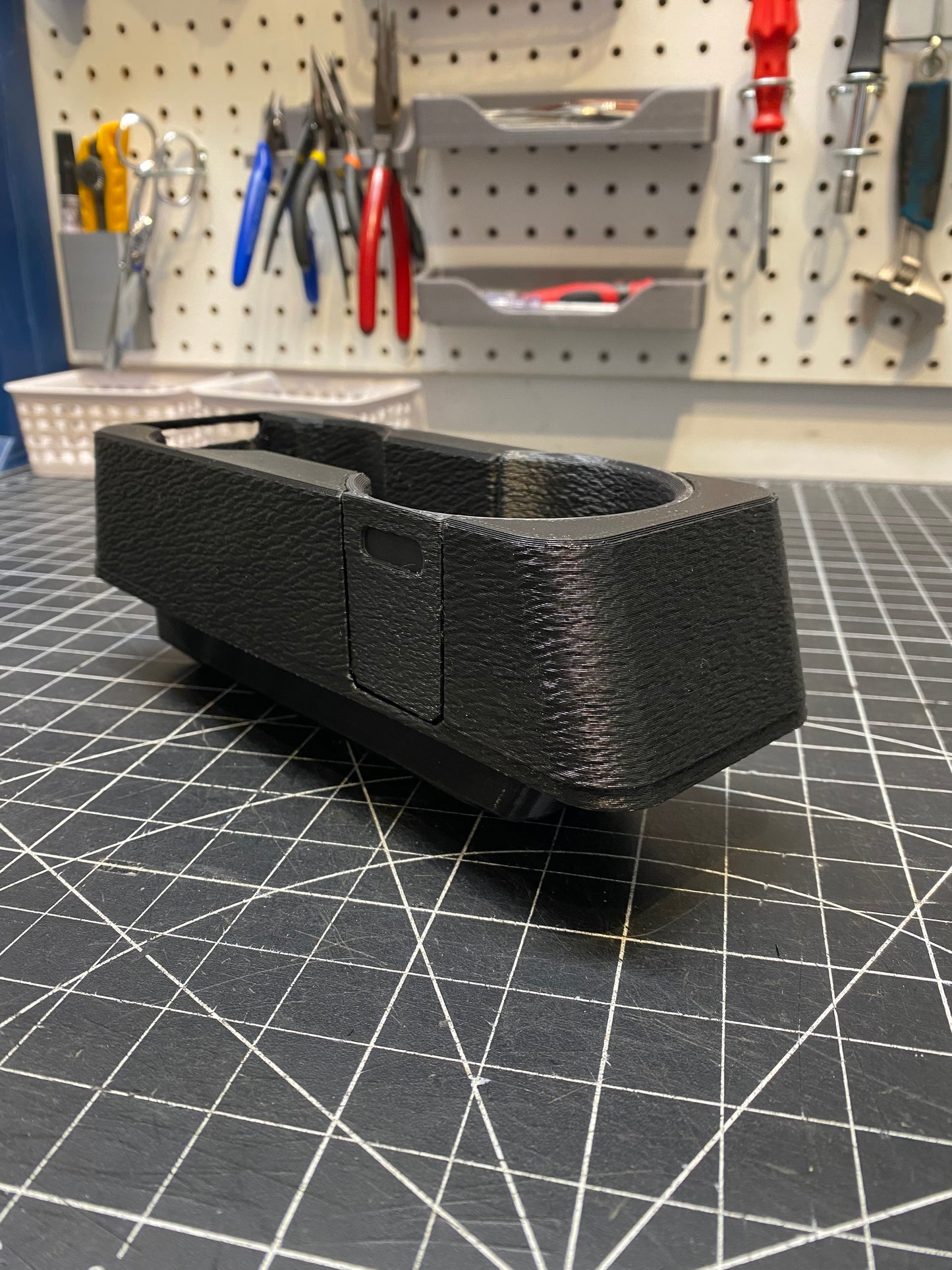 Graveyard #82 - BMW E30 Center Console Cupholder with Hidden Storage