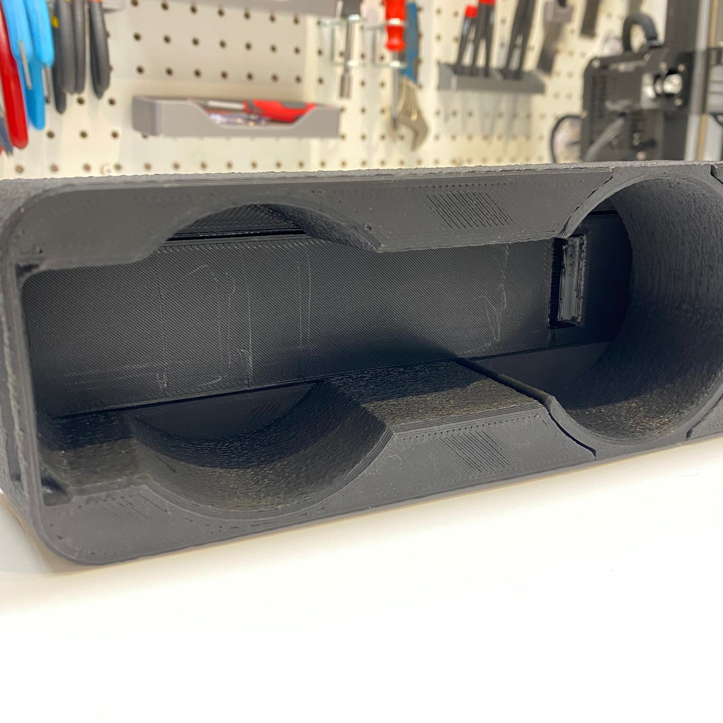 Graveyard #21 - BMW E30 Center Console Cupholder with Hidden Storage - No Lining