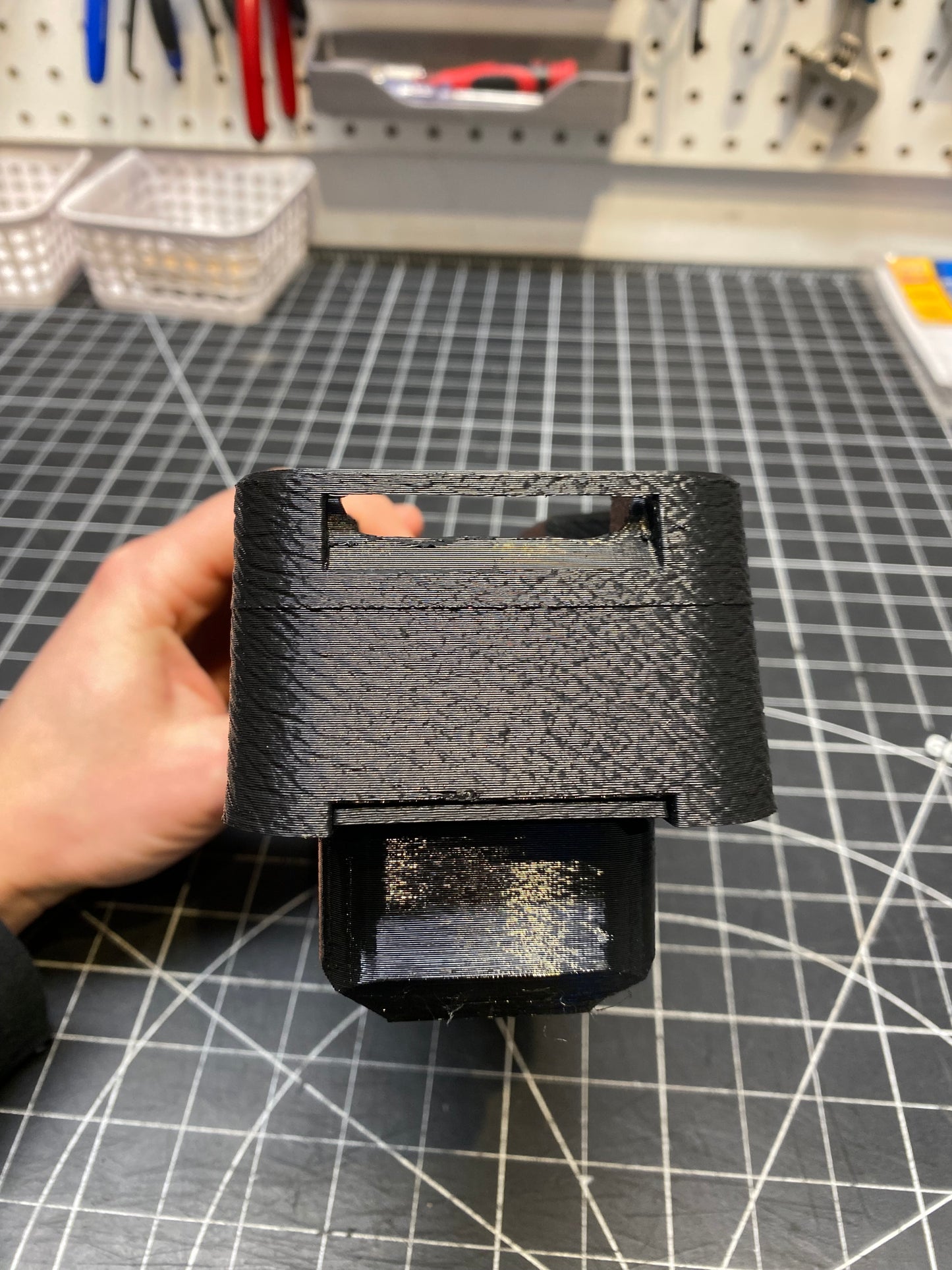 Graveyard #90 - BMW E30 Center Console Cupholder with Hidden Storage