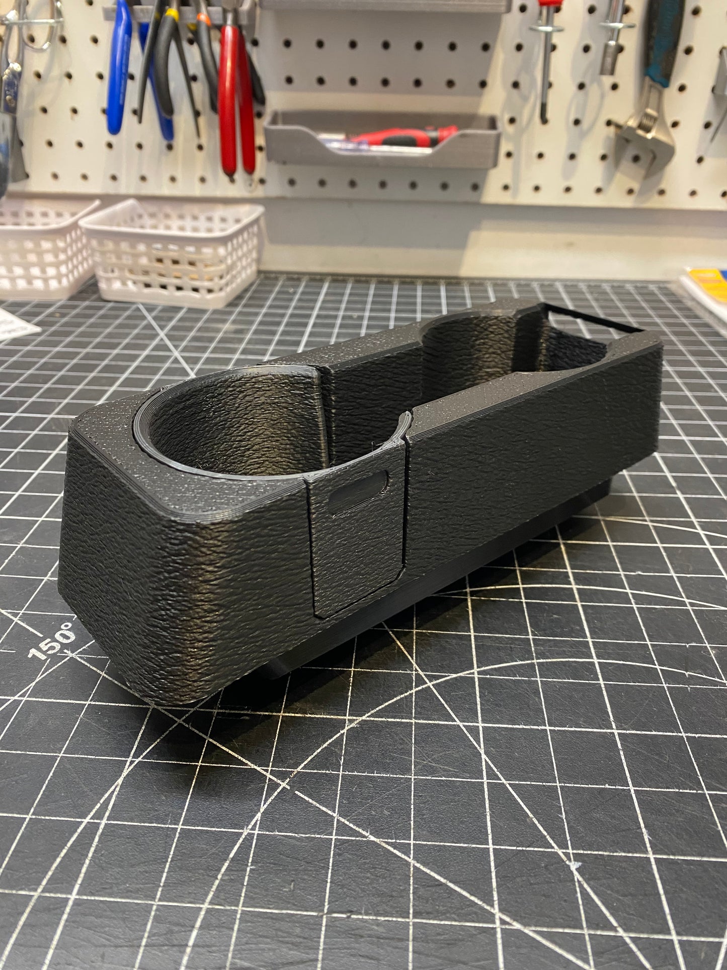 Graveyard #84 - BMW E30 Center Console Cupholder with Hidden Storage