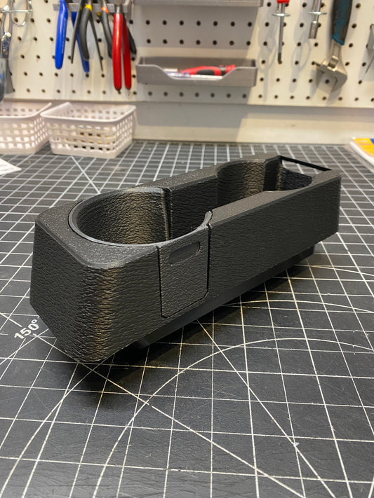 Graveyard #84 - BMW E30 Center Console Cupholder with Hidden Storage