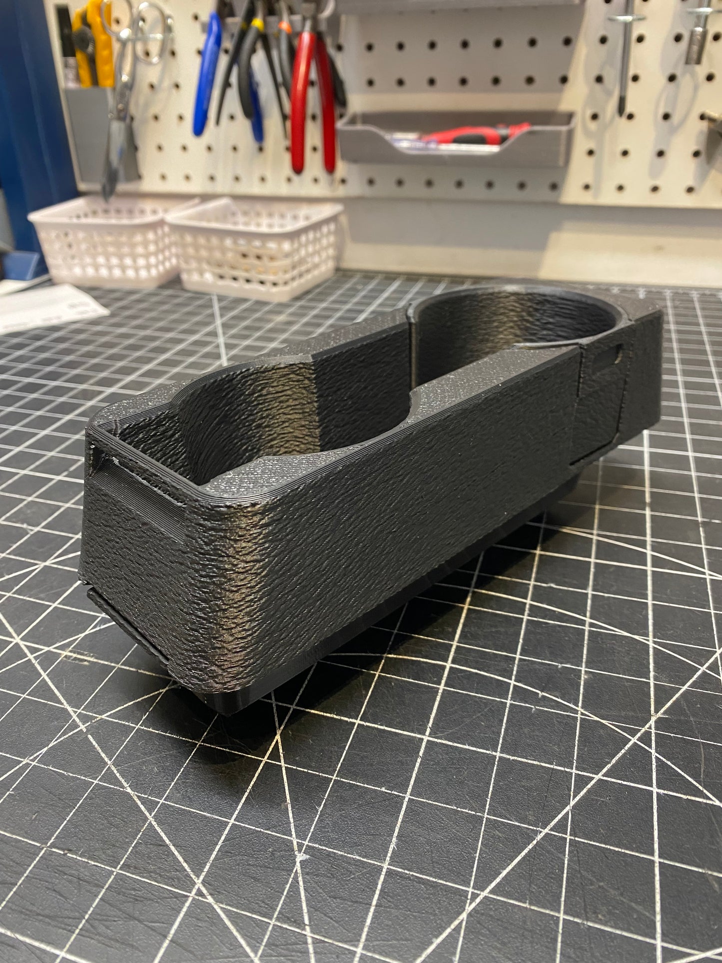 Graveyard #85 - BMW E30 Center Console Cupholder with Hidden Storage