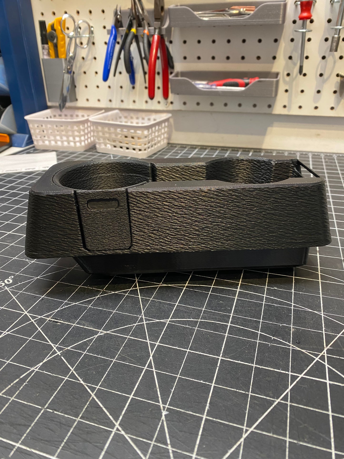 Graveyard #86 - BMW E30 Center Console Cupholder with Hidden Storage