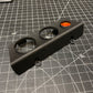 Graveyard #91 - BMW E30 Gauge Pod - Two 2 1/16" Gauges - LHD, Standard, Stock 12V Power Outlet