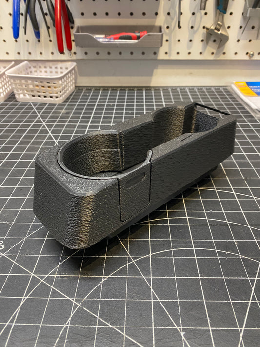 Graveyard #85 - BMW E30 Center Console Cupholder with Hidden Storage