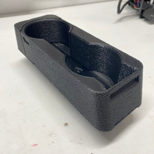 Graveyard #28 - BMW E30 Center Console Cupholder with Hidden Storage - No Lining