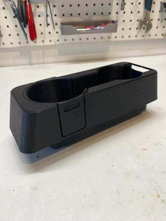 Graveyard #31 - BMW E30 Center Console Cupholder with Hidden Storage - No Lining, Textured