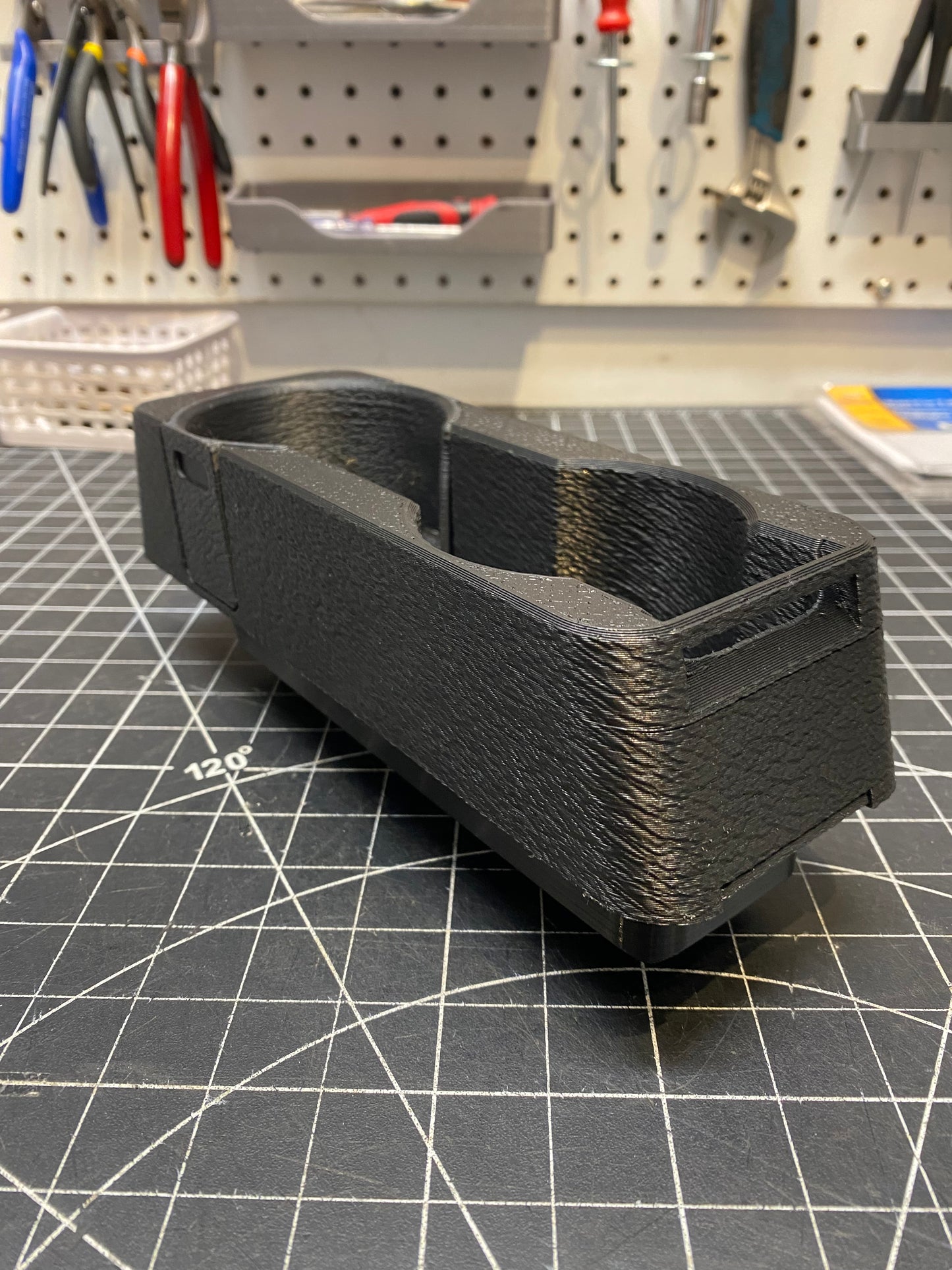 Graveyard #84 - BMW E30 Center Console Cupholder with Hidden Storage