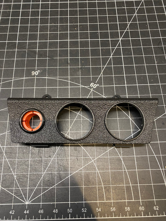 Graveyard #91 - BMW E30 Gauge Pod - Two 2 1/16" Gauges - LHD, Standard, Stock 12V Power Outlet