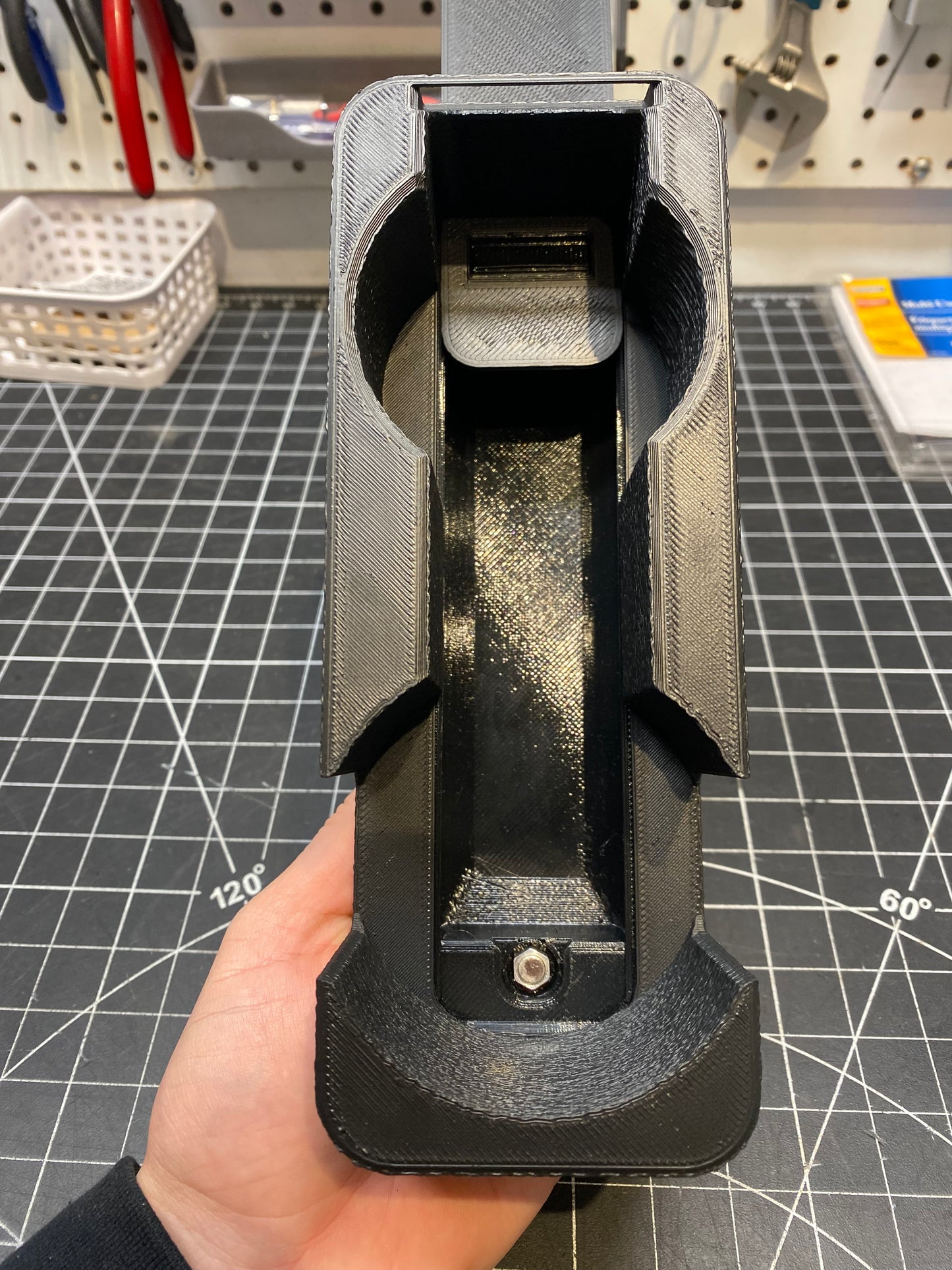 Graveyard #89 - BMW E30 Center Console Cupholder with Hidden Storage