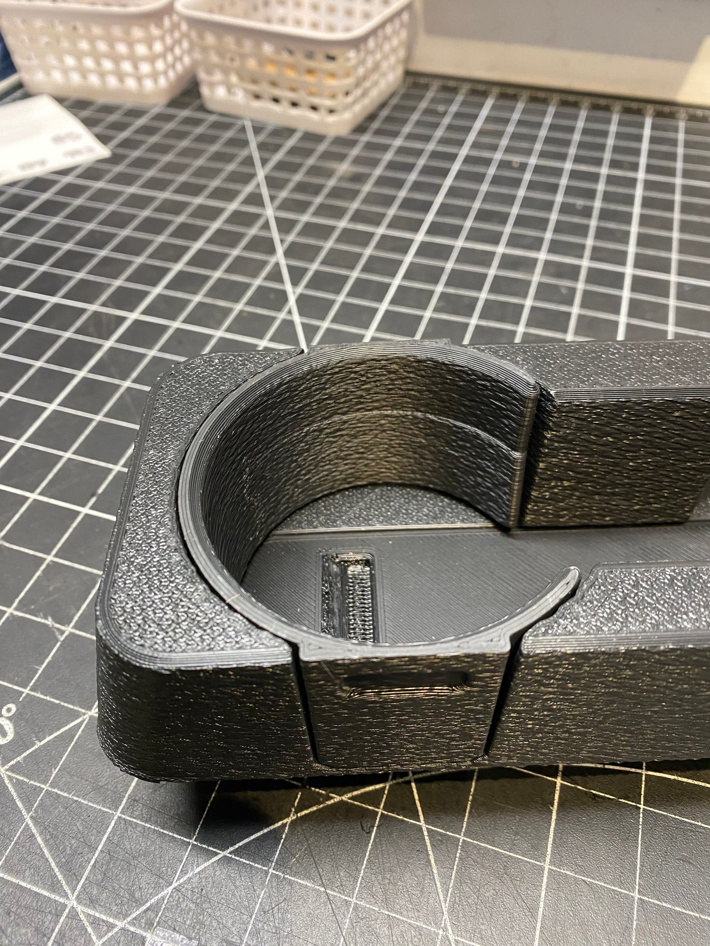 Graveyard #85 - BMW E30 Center Console Cupholder with Hidden Storage