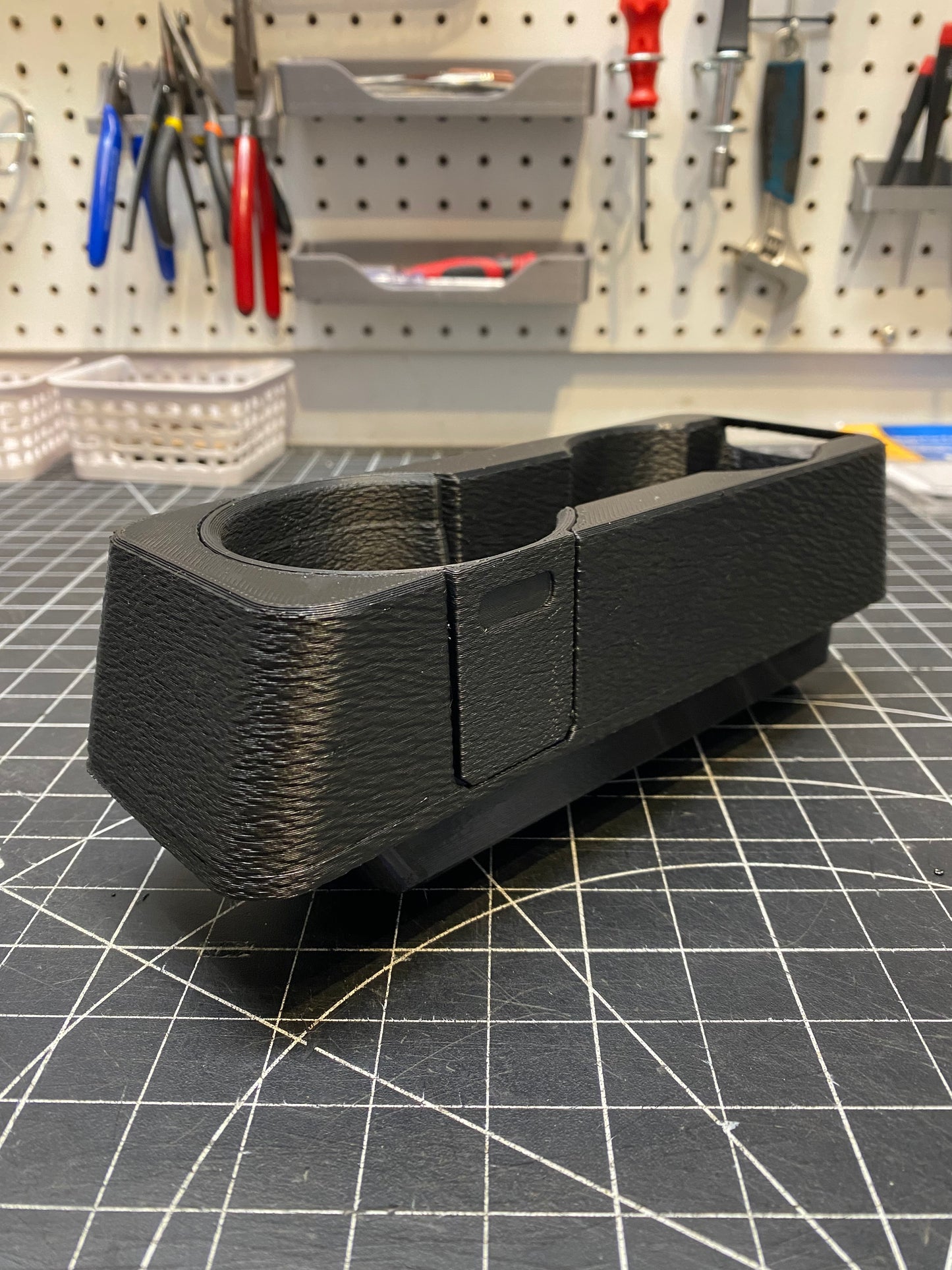 Graveyard #86 - BMW E30 Center Console Cupholder with Hidden Storage