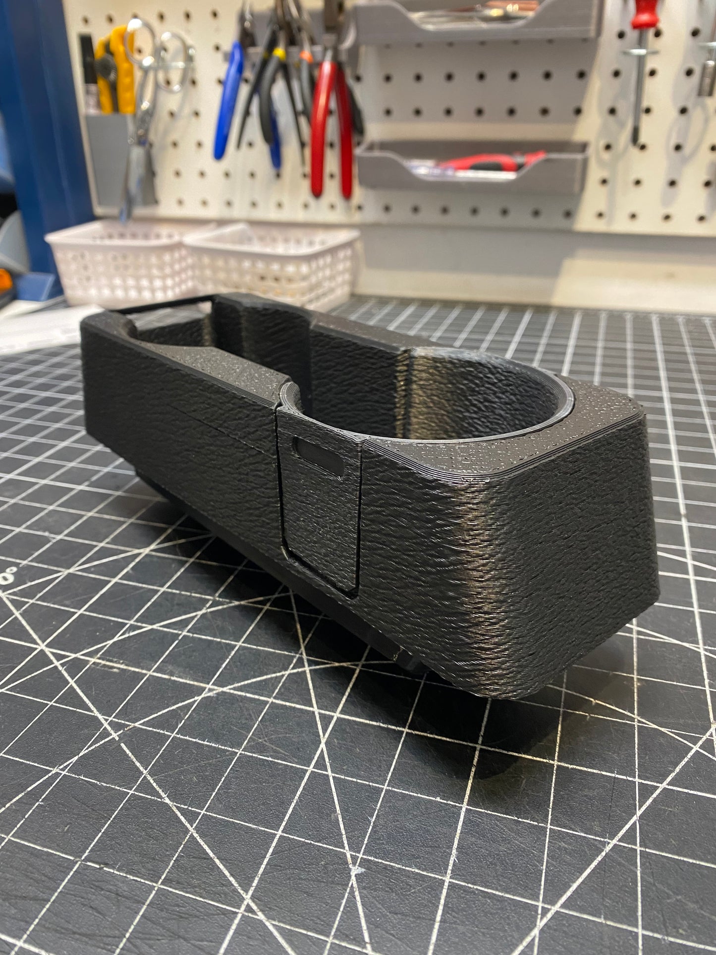 Graveyard #84 - BMW E30 Center Console Cupholder with Hidden Storage